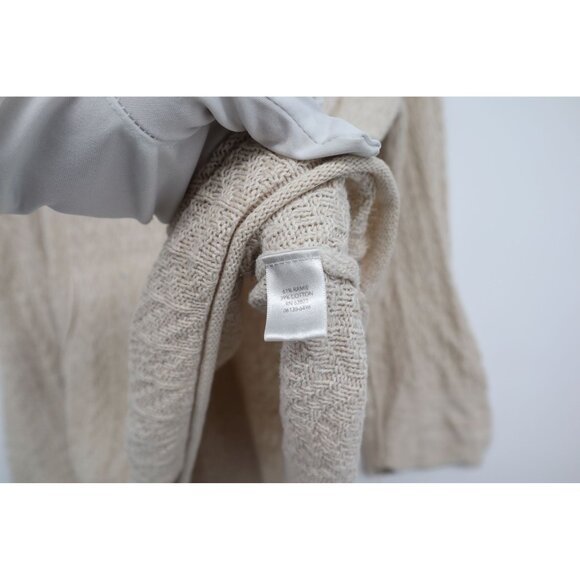 Cupshe Sleeveless Beige Crochet Knit Beach Cover-Up Dress M Summer - Picture 10 of 10